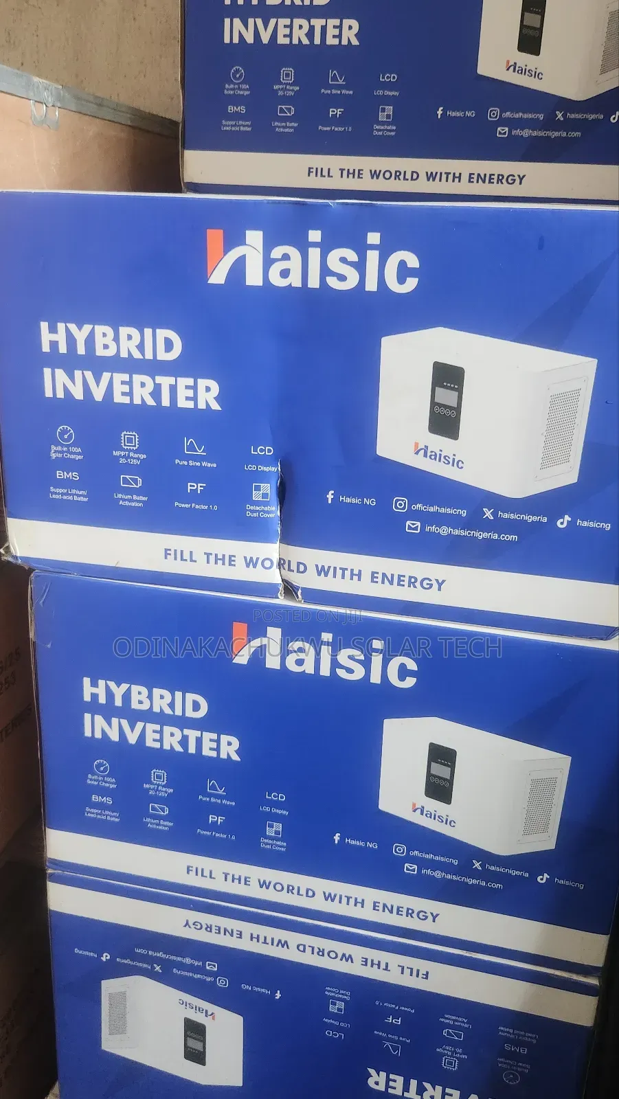 24/7 Solar Backup Solution 1.5kva -4kwh All-in-one Haisic