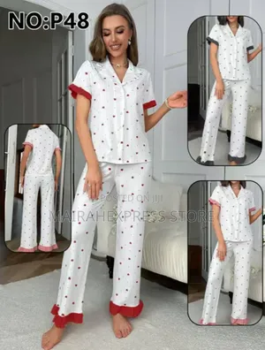 2pcs Classic Women Night Wear T361