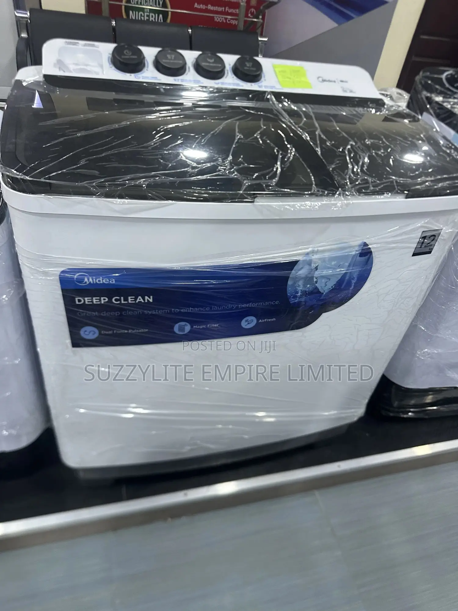 Midea 12kg Semi Automatic Washing Machine