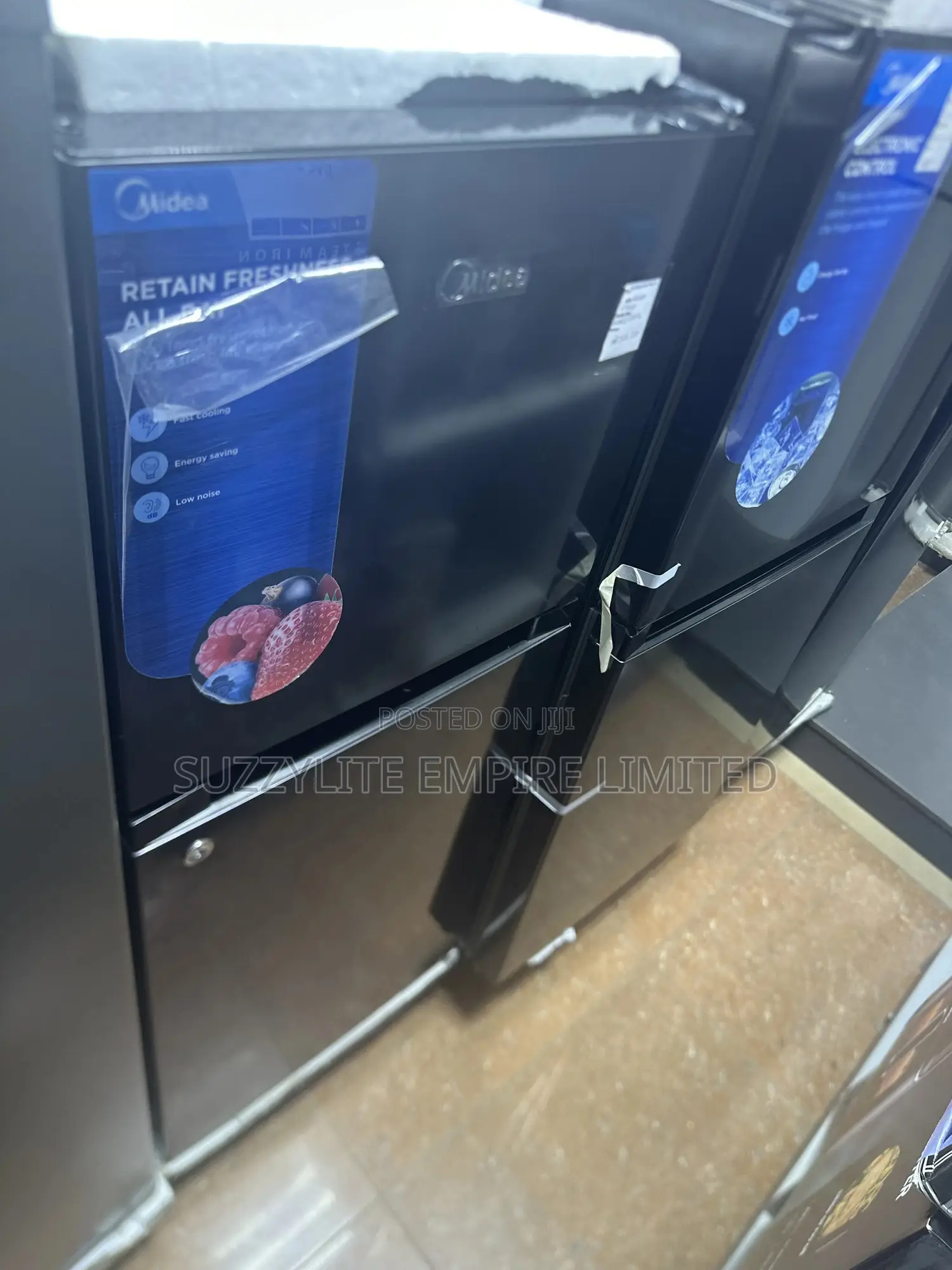Midea Double Door Refrigerator Mdrat87fcr 128 Liters Energy Saving