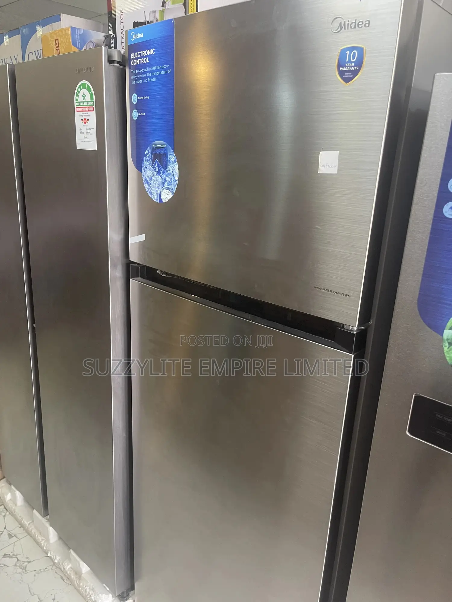 Midea 624 Liters Double Door Refrigerator