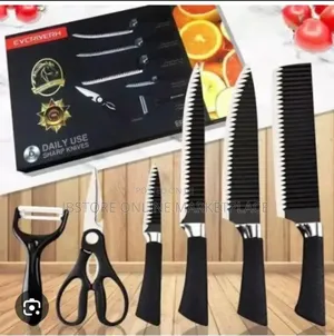 6-Piece Bali Corrugated Kitchen Knife Set
