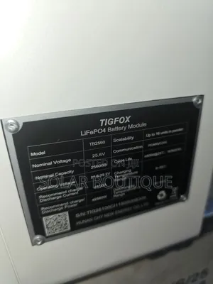 2.5kwh 24v Tigfox Lithium Battery