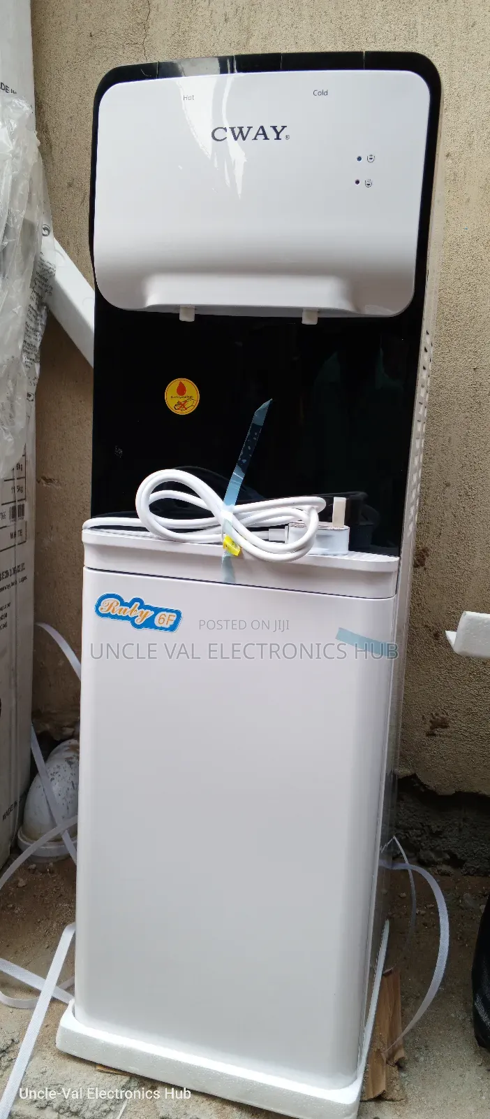 Cway Water Dispenser With Fridge and Compressor (Ruby 6f)