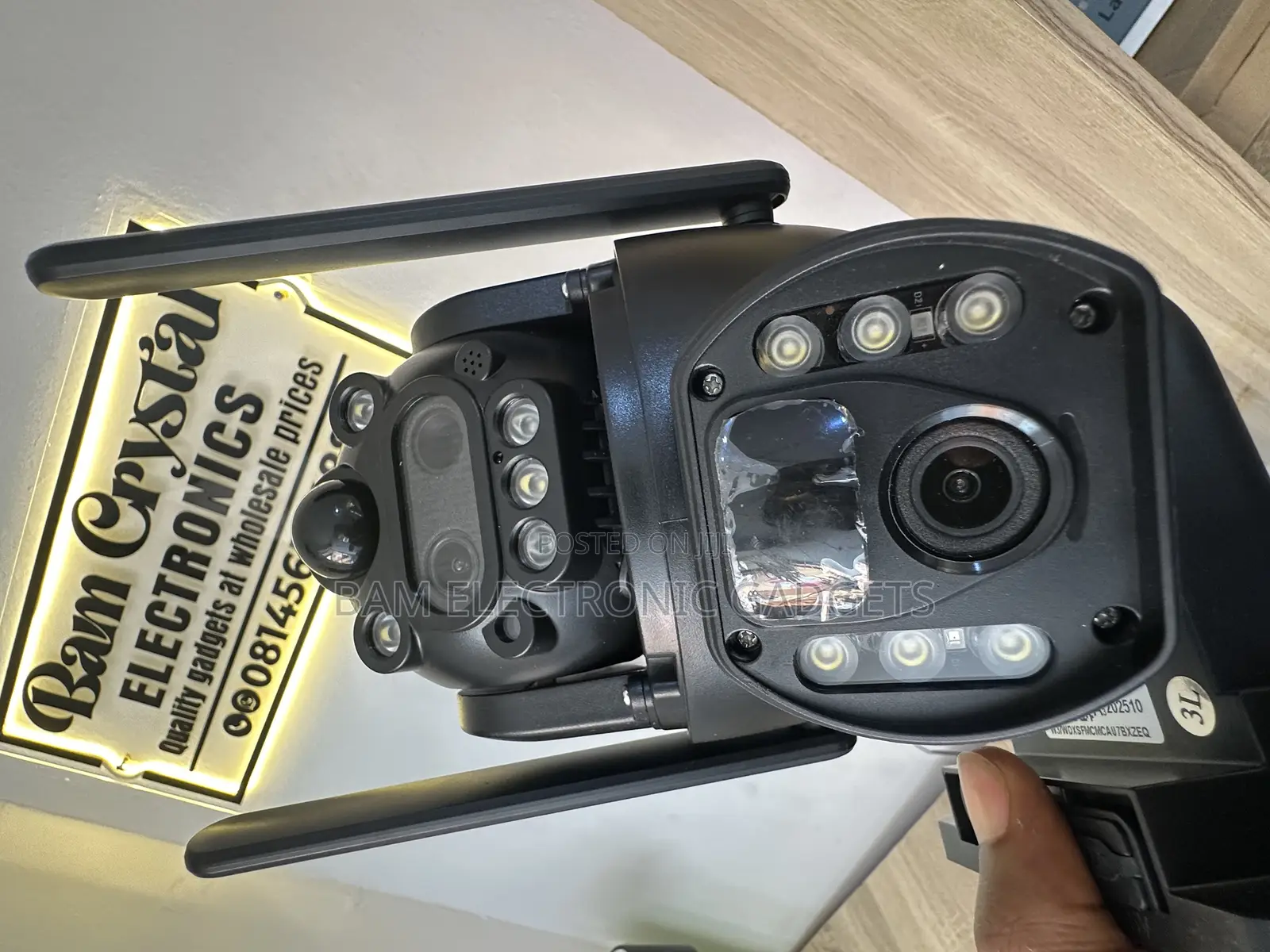 Ubox 3-Lens 4g Solar CCTV Super Clear Image