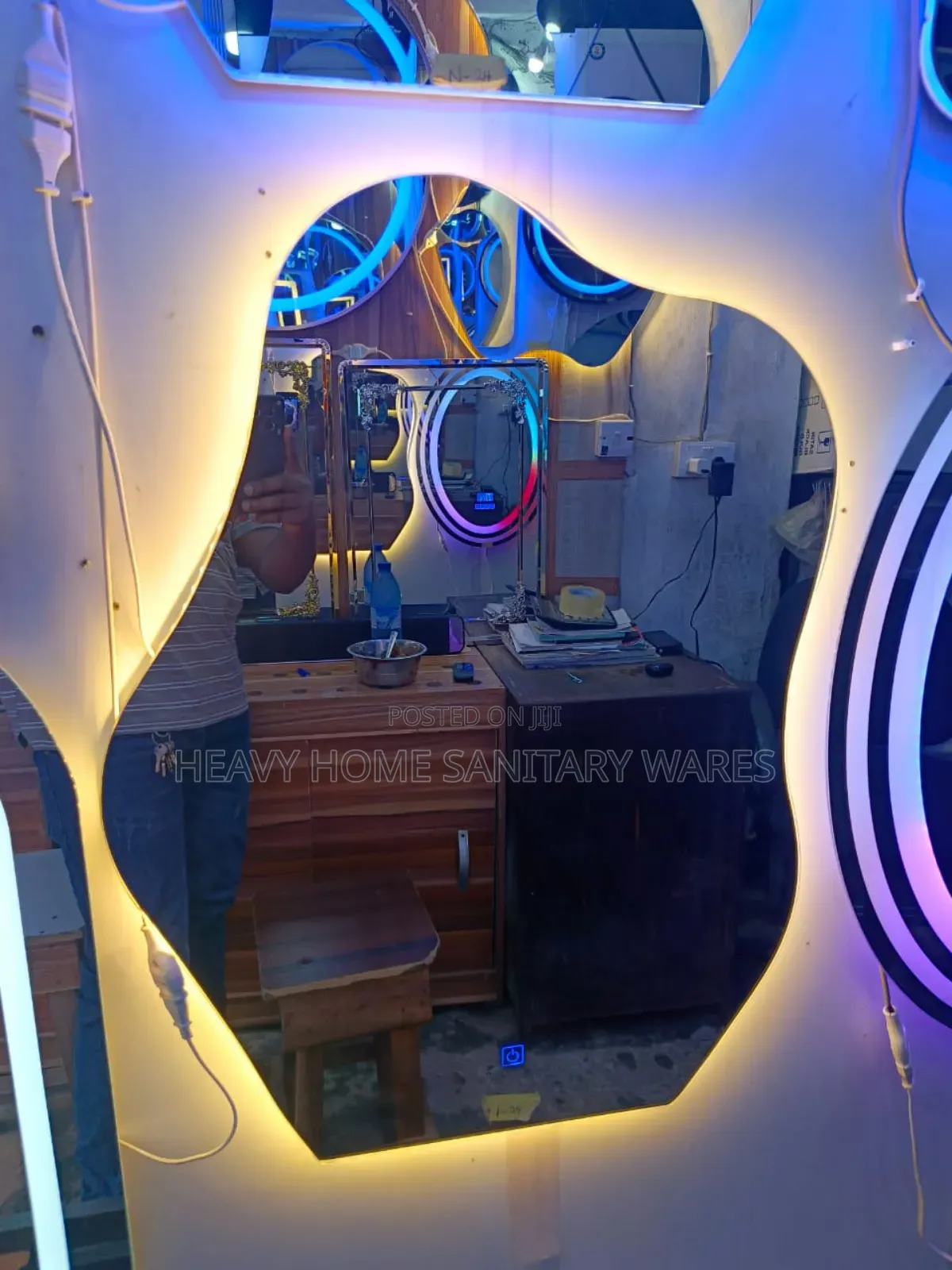 Long Dressing Mirror With Light