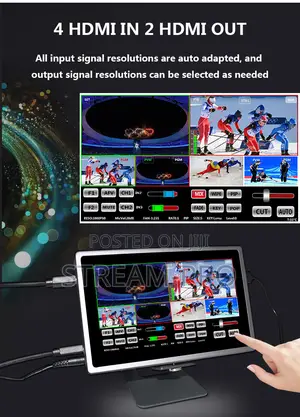 Devicewell Hds8107 Touch Screen, 4 Hdmi Video Switcher