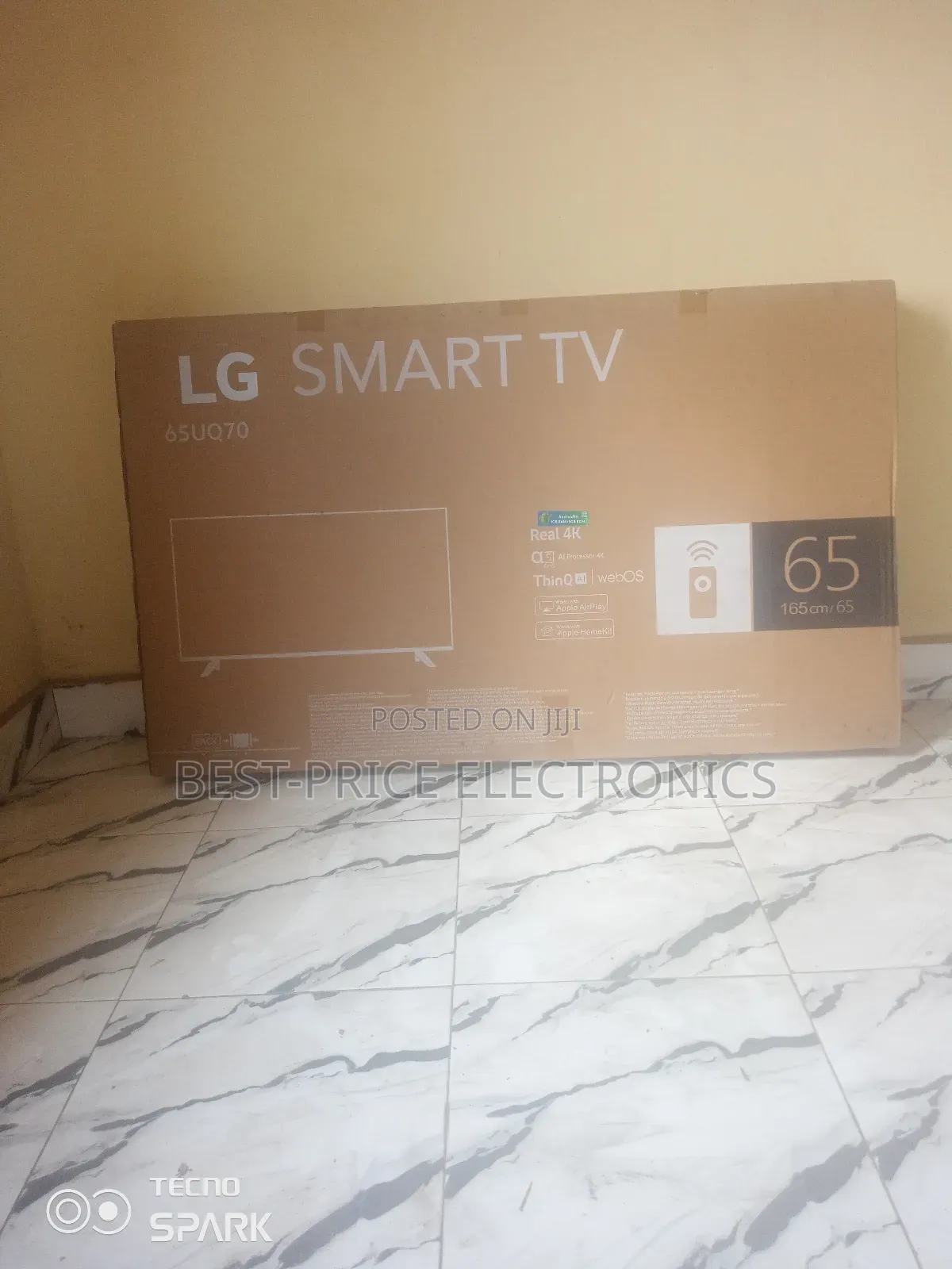 65 Inches Smart With Voice Control and Activated