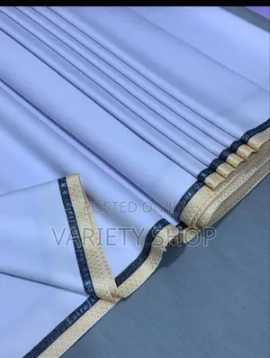 Quality White Italian 7stars Cashmere Wool Senator Fabricl