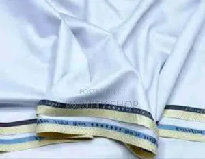 Quality White Italian 7stars Cashmere Wool Senator Fabricl