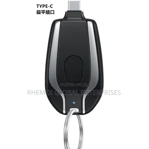 Mini Portable Powerbank With Keychain Keyholder Charger