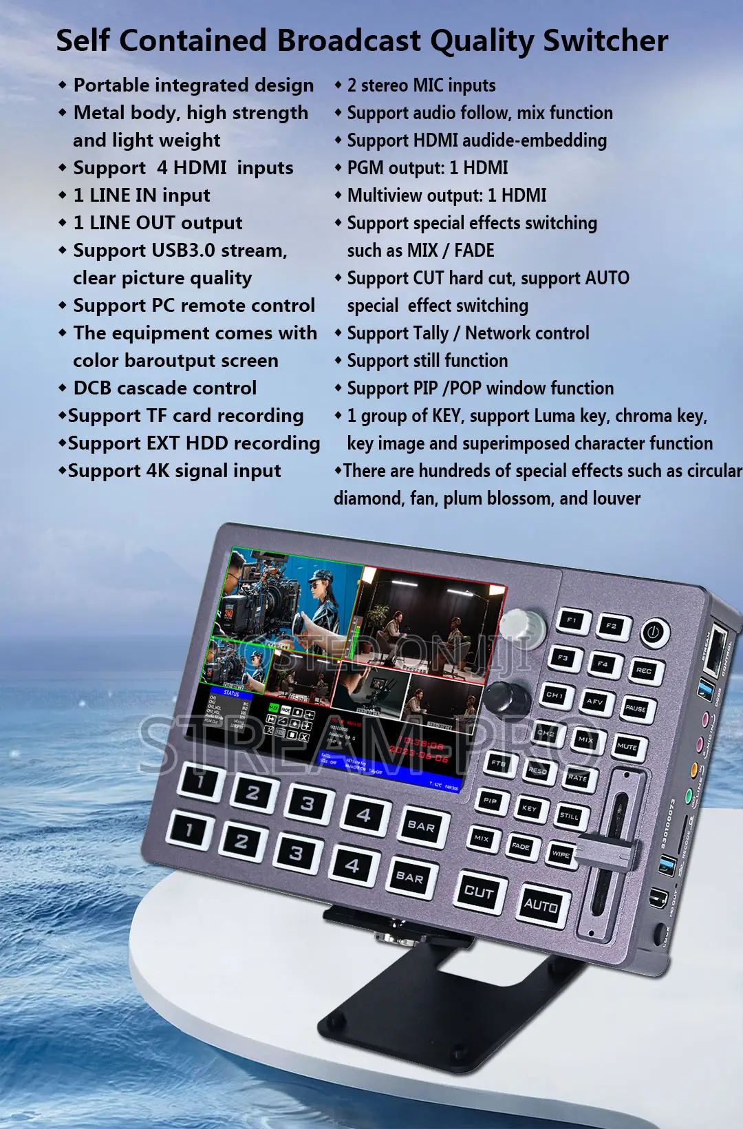 Devicewell Hds8301,Stream+Record+5"Lcd+4
