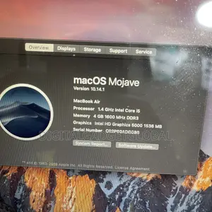 Laptop Apple MacBook Air 2014 4GB Intel Core i5 SSD 128GB