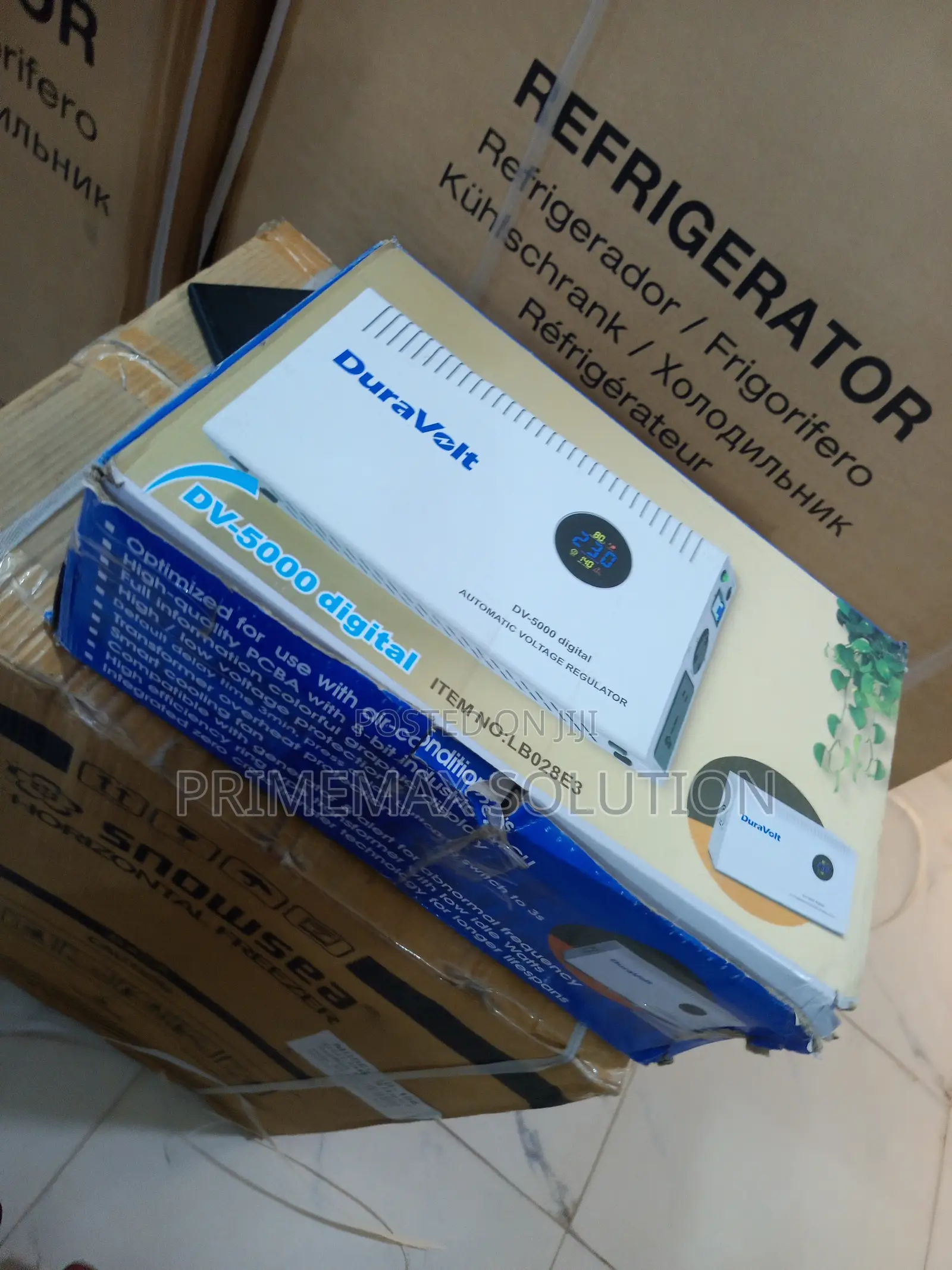 Duravolt Dv-5000 Voltage Stabilizer – Digital Display Delay Timer