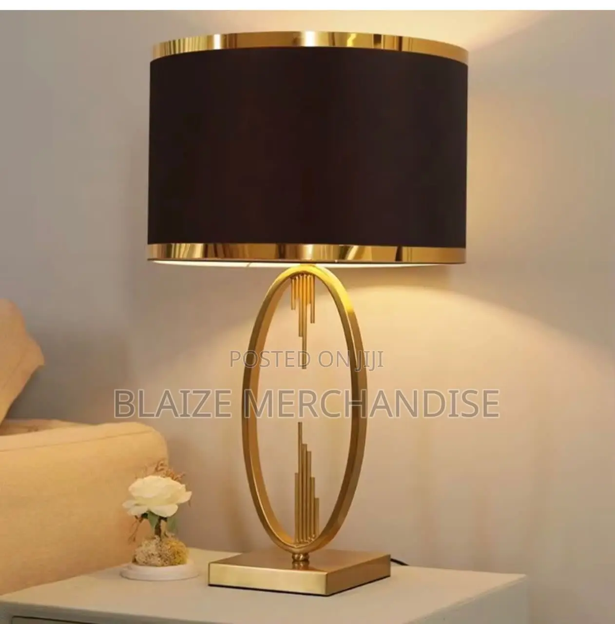 Golden Table Lamp