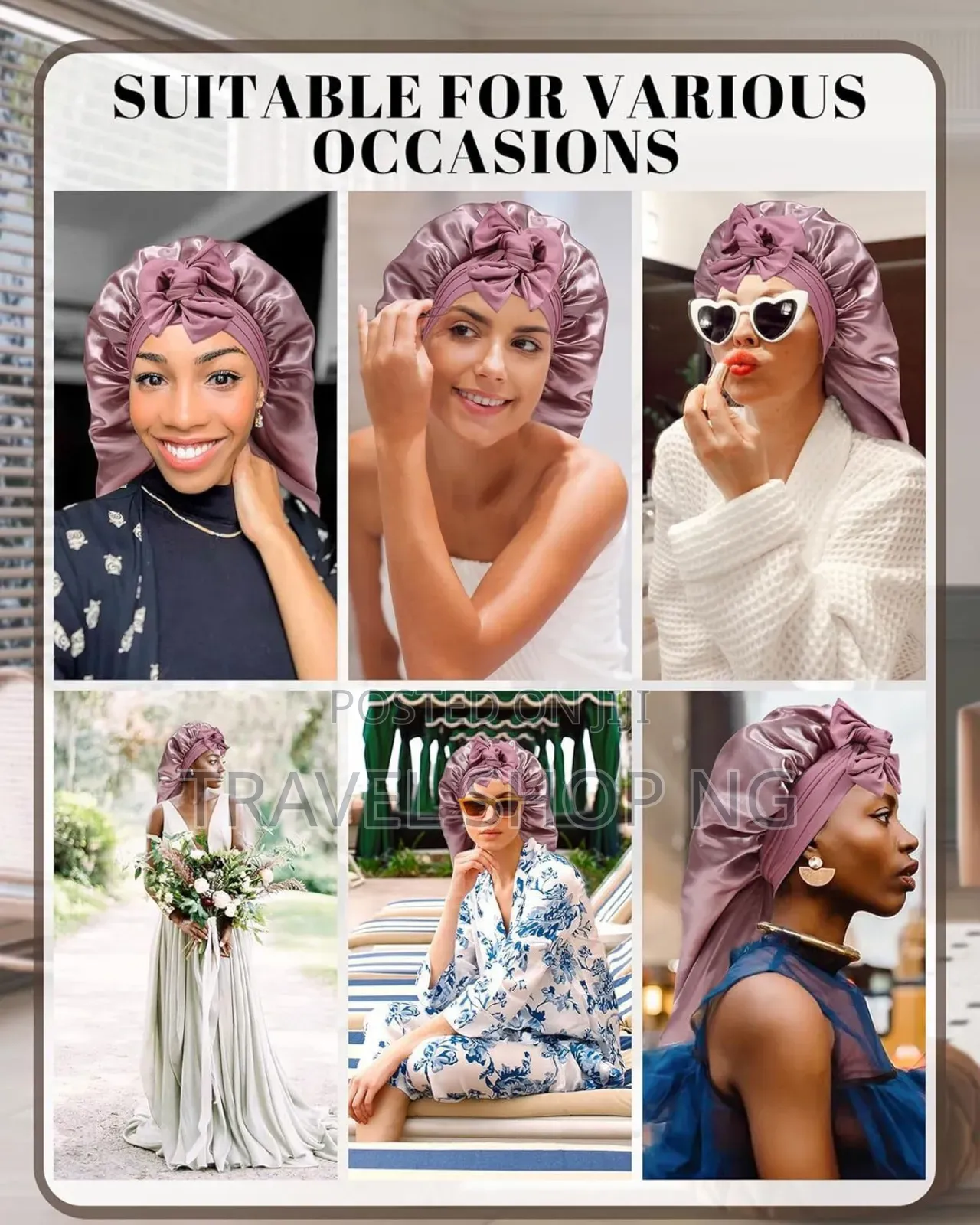 Long Satin Bonnet for Sleeping | Double Layer Hair Bonnet