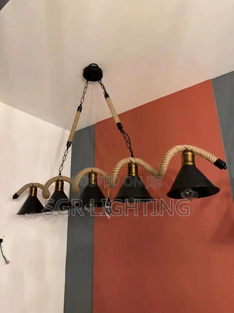 3 Heads Retro Long Rope Light