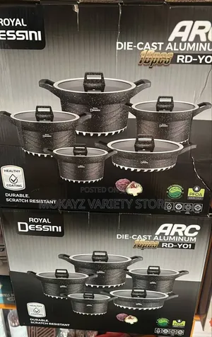 Royal Dessini 10pcs Premium Die-Cast Cookware / Pot Set