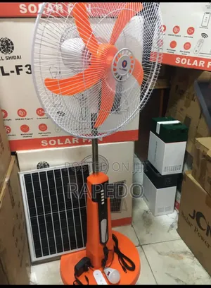 (Zl Shidai F3) Rechargeable Solar Fan