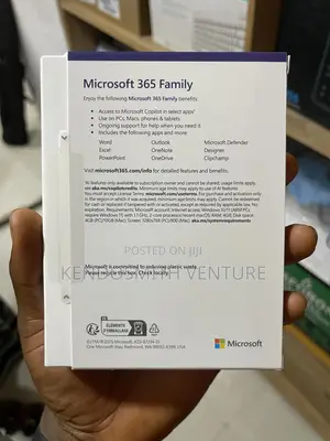 Microsoft 365 Subscription – Personal / Family/Business|1-year License