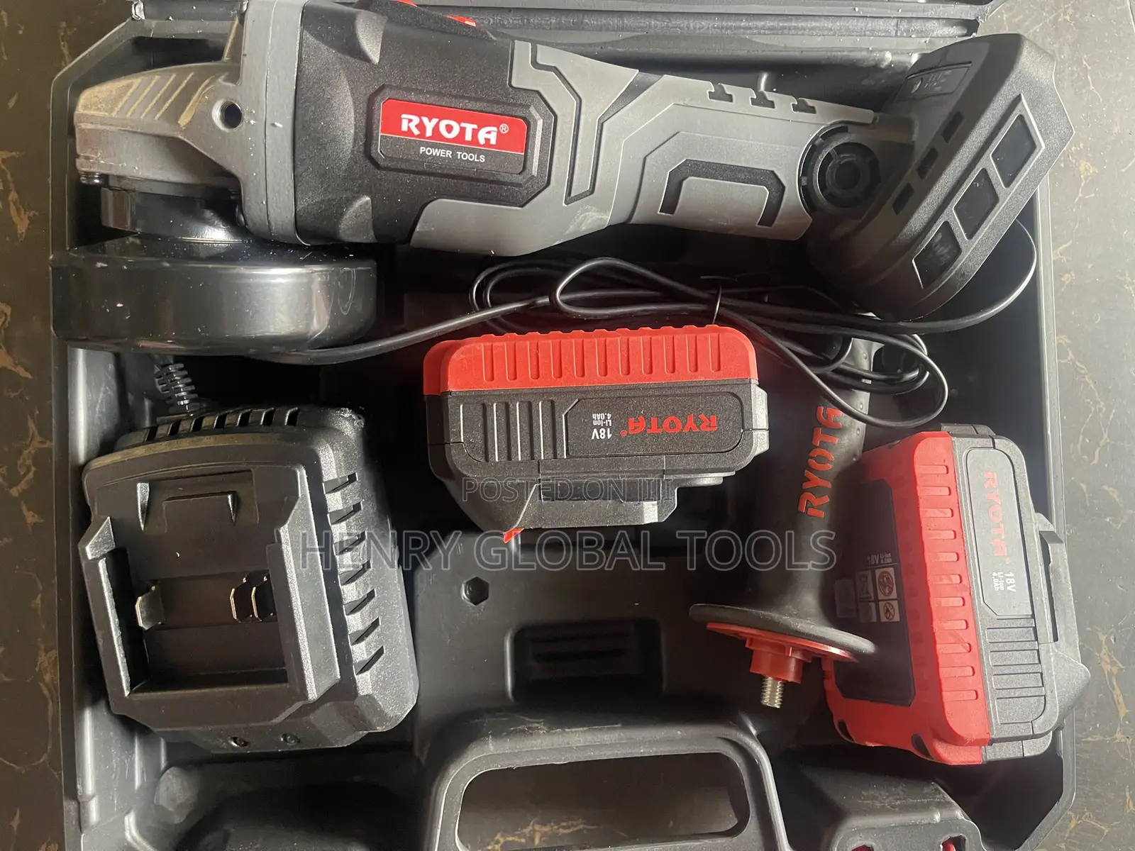 Ryota Battery Powered Angle Grinder