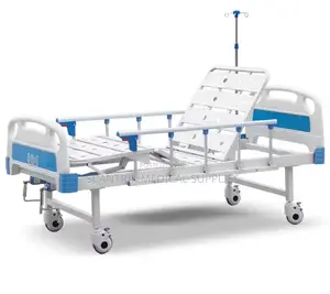 Adjustable Crank Manual Hospital Bed for Patient Comfort and Recovery