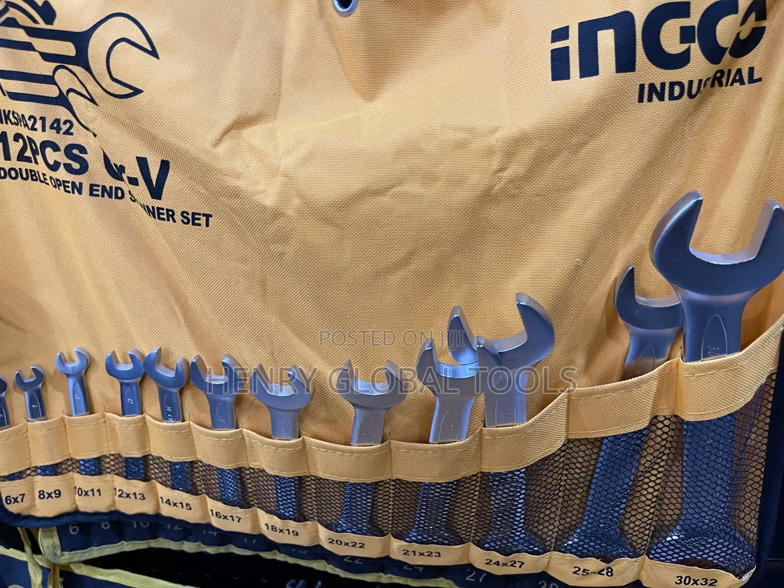6-32 Ingco Combination Spanner Set