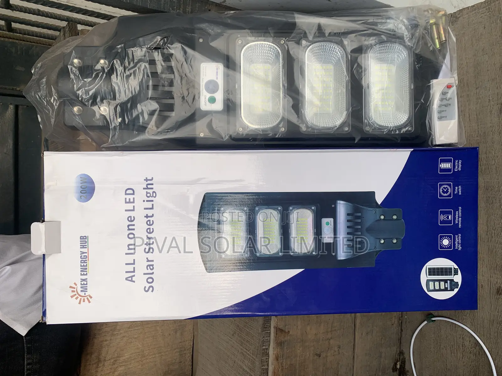 200w Streetlight Plastic Body 3eyes Straight