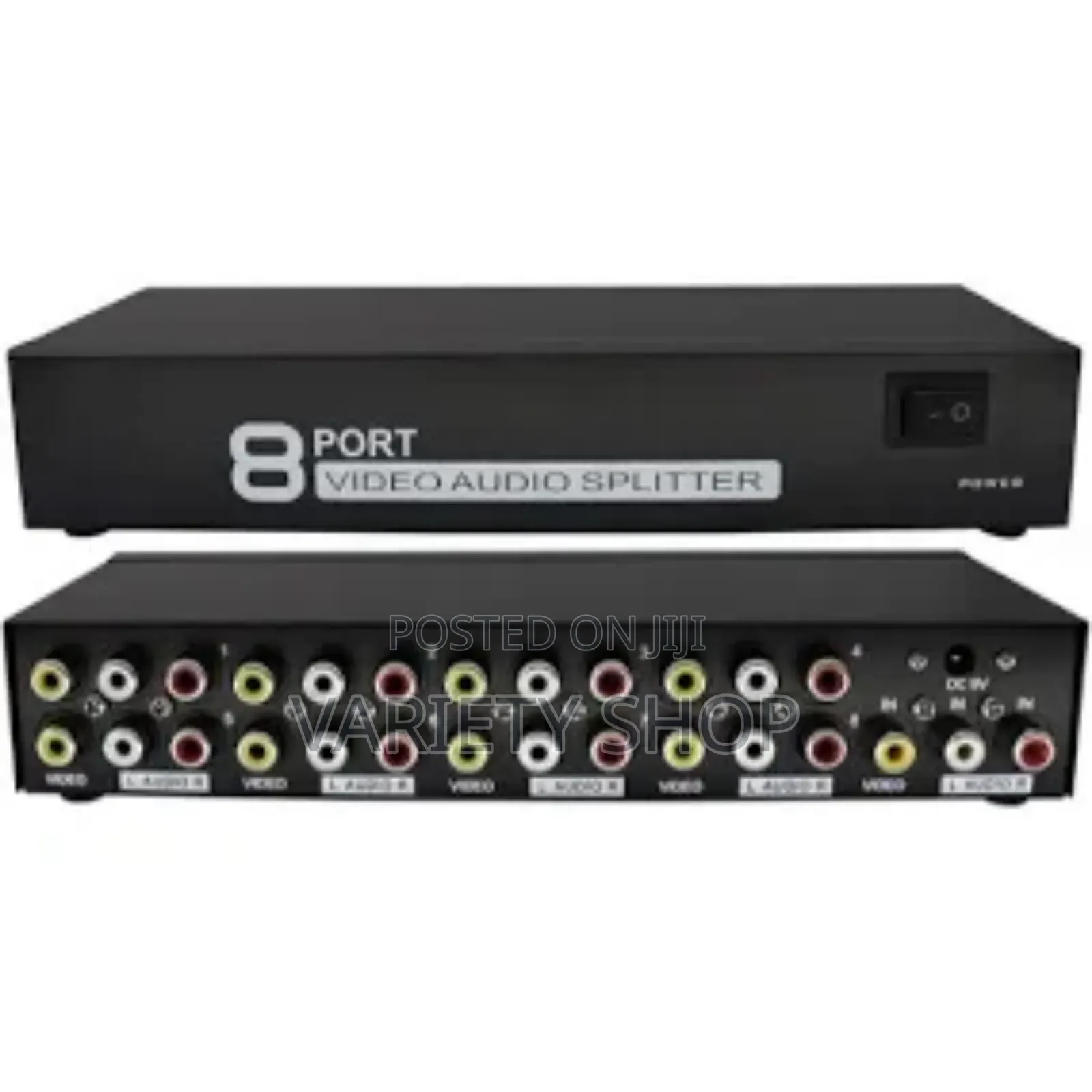 8 Port Video Audio Av Splitter
