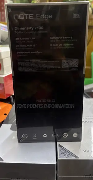 New Infinix Note Edge 256 GB Blue