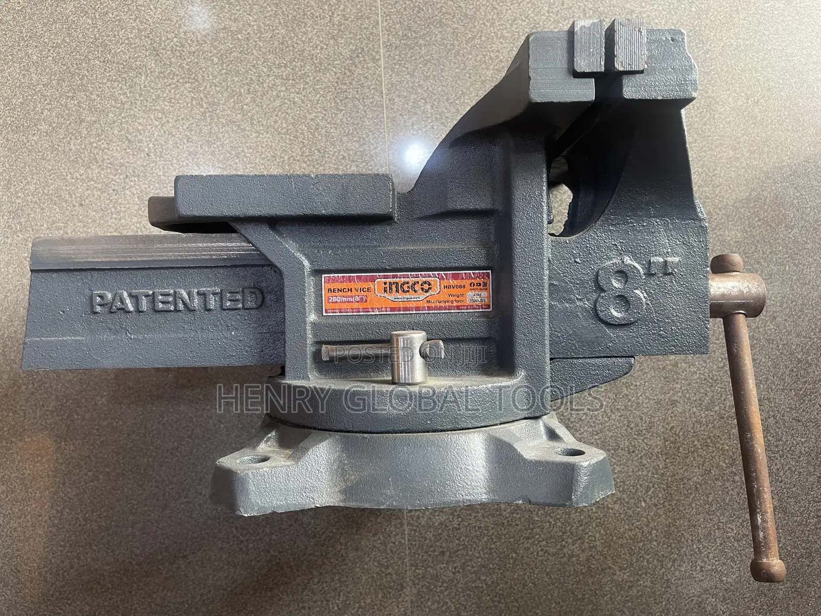 8” Ingco Heavy Duty Table Vice