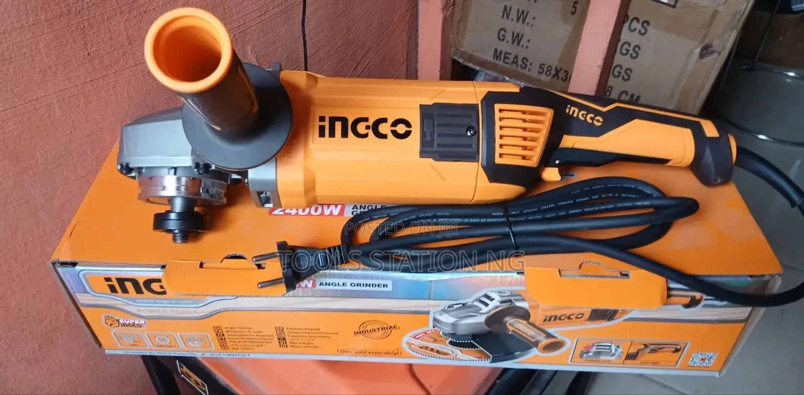 Angle Grinder 2400w, 9inches