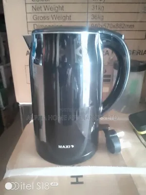 Maxi Electric Kettle 1.5 Litres Black Colour