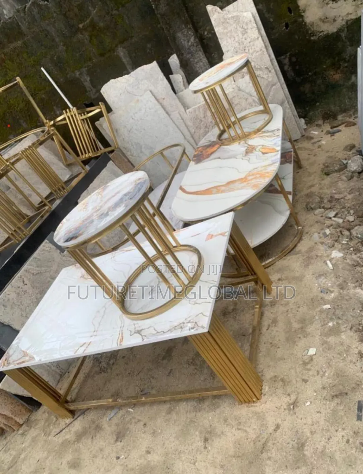 Marble Table Set Construction