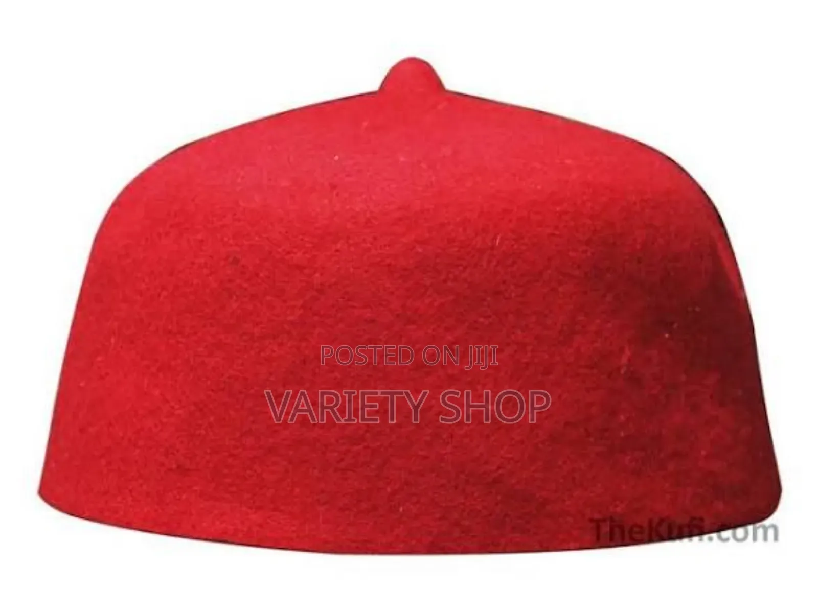 Traditional Igbo Chieftaincy Cap - Red