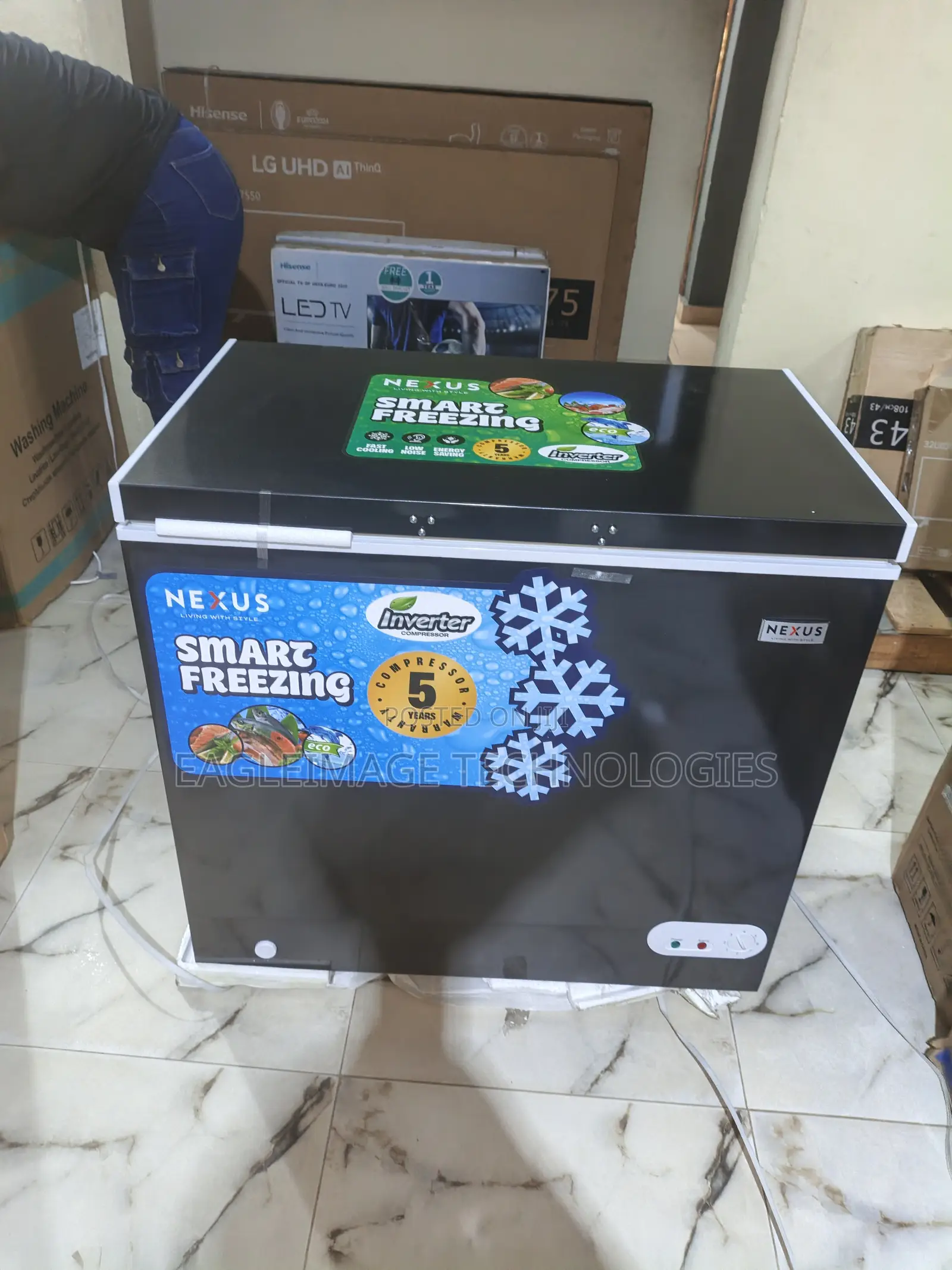 Energy Efficient Nexus 205l Inverter Deep Freezer