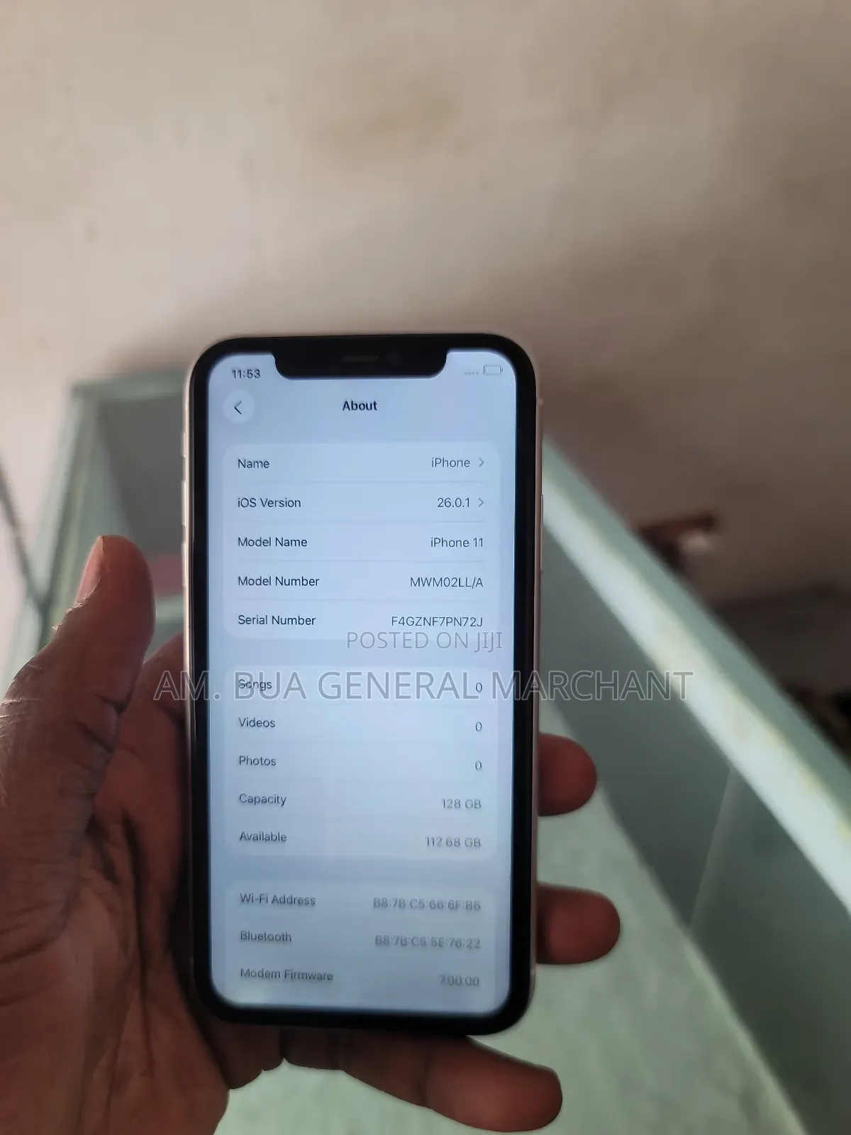 New Apple iPhone 11 128 GB White