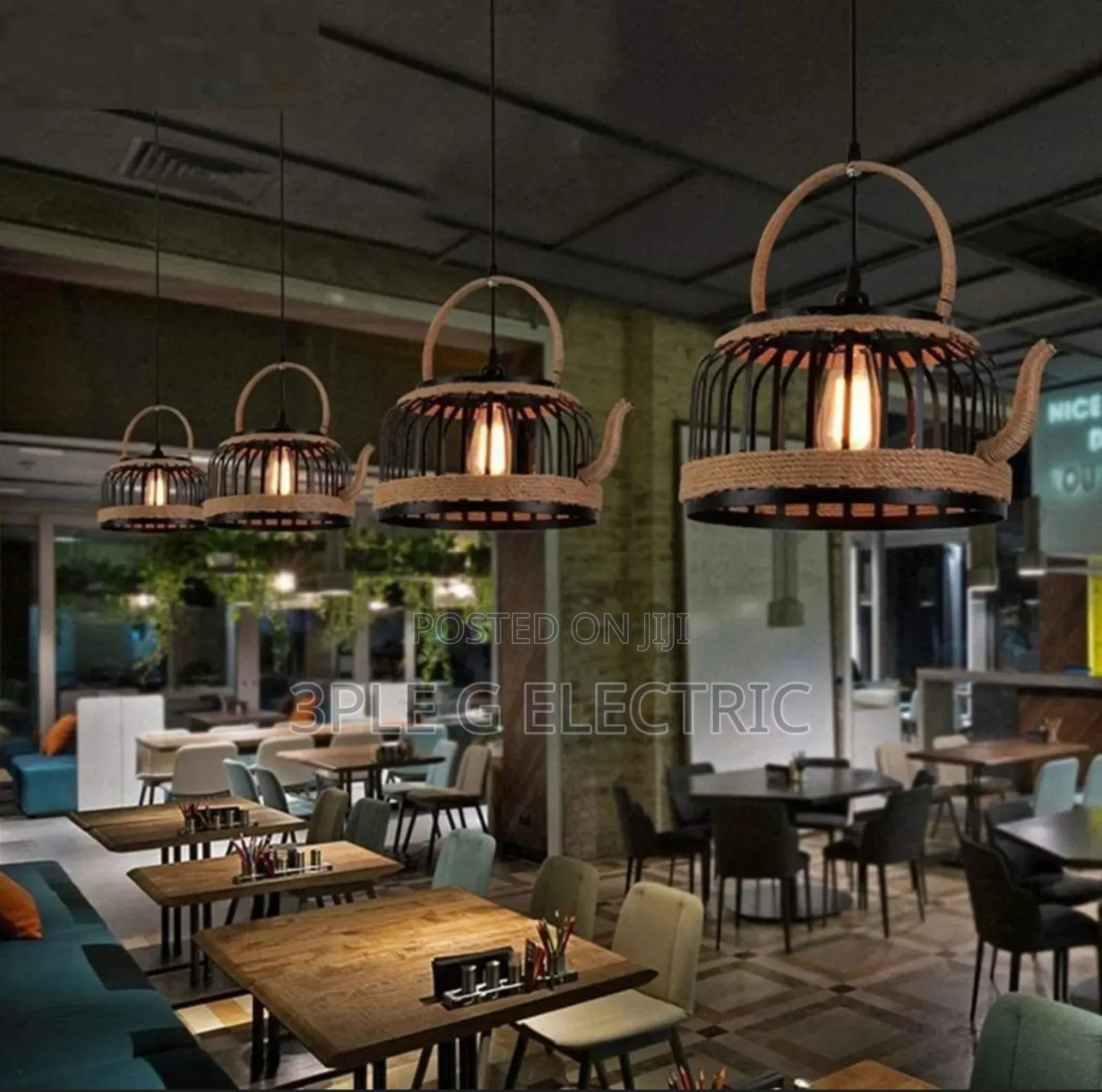 Designed Kettle Pendant Light