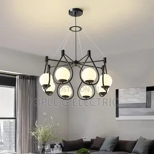 Glass Ball Chandelier