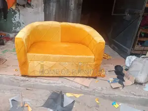 2-Seater Bucket Chair – Soft Fabric Upholstery