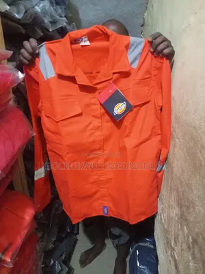 Orange Reflective Coverall