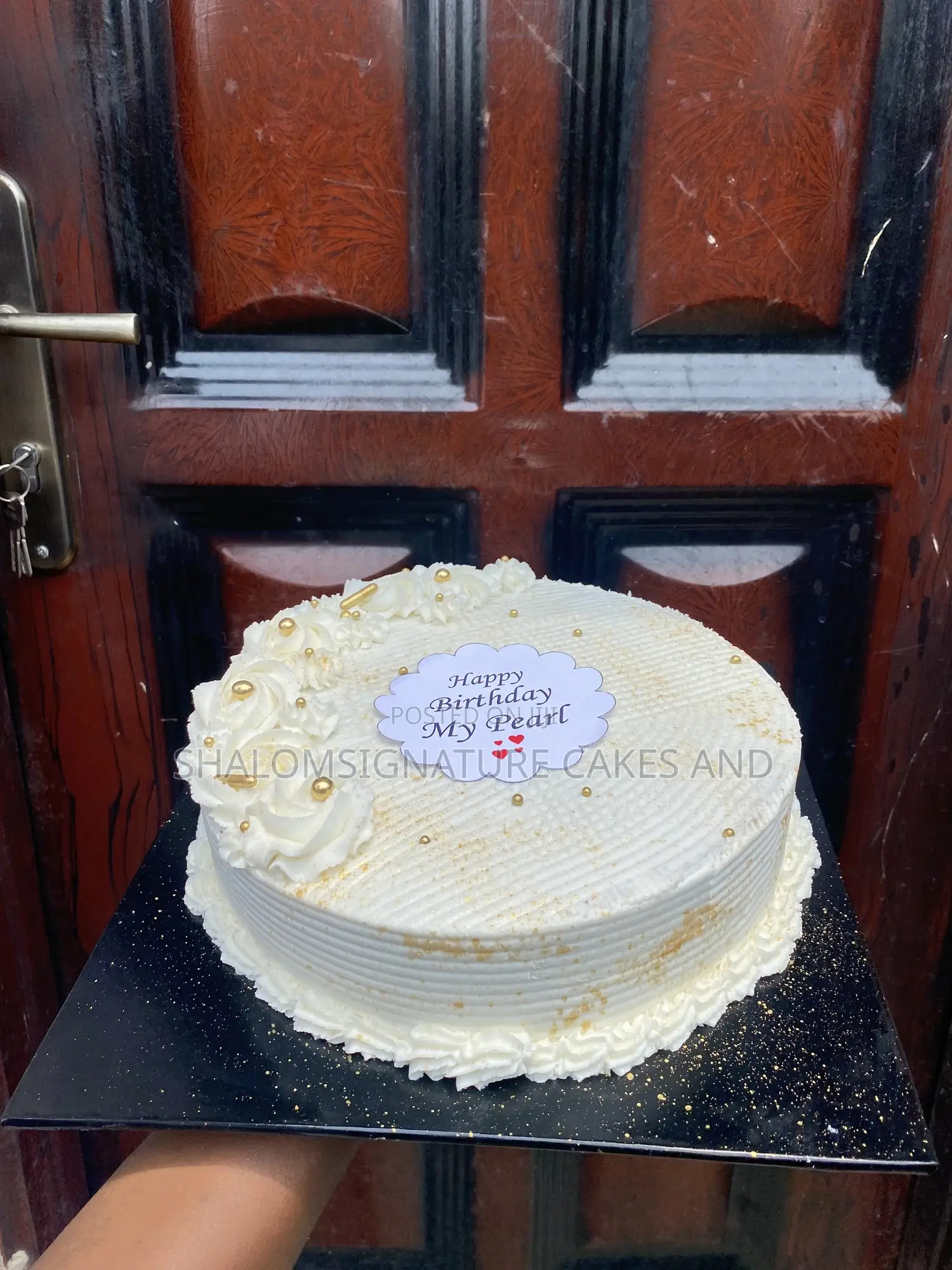 10” Moist Vanilla Cake