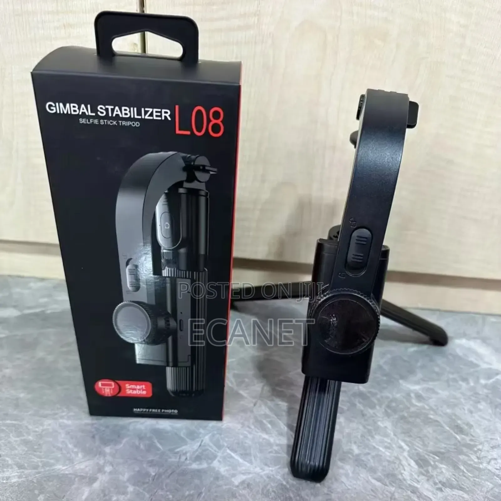 L08 Gimbal Stabilizer and Selfie Stick Tripod