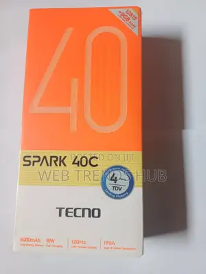New Tecno Spark 40 128 GB Black
