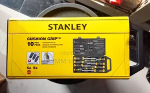 Stanley Cushion Griptm 10-Piece Screwdriver Set (2-65-014 / Sta265014)