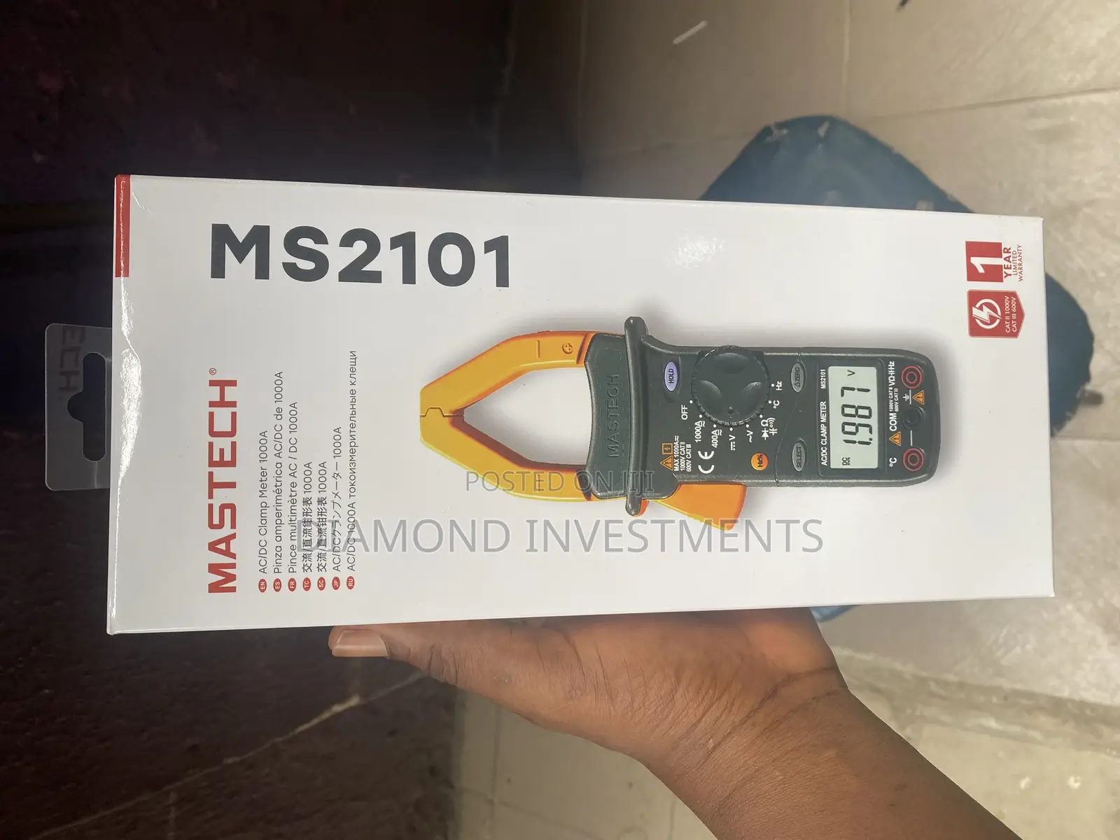 Clamp Meter Ac/Dc