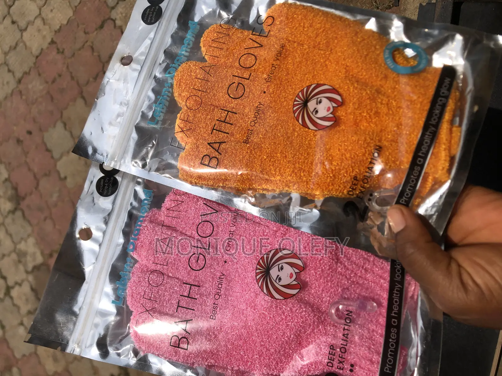 Labins Diamond Exfoliating Bath Gloves