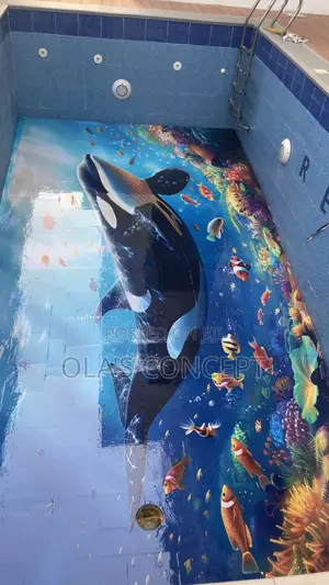 Invigorated 3d Epoxy Swimming Pool
