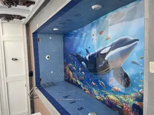 Invigorated 3d Epoxy Swimming Pool