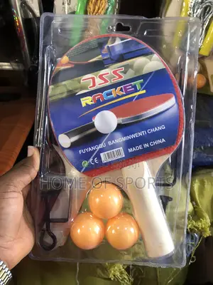 Table Tennis Bats With 3 Ping Pong Balls / Net and Post